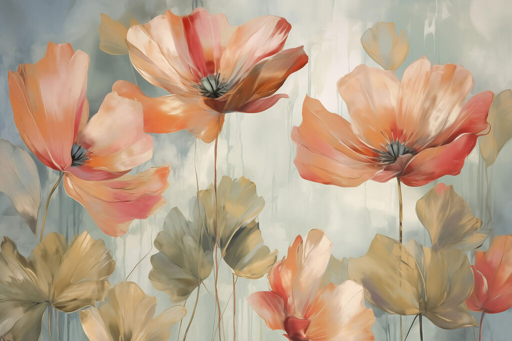 Poppies in Paint — full design