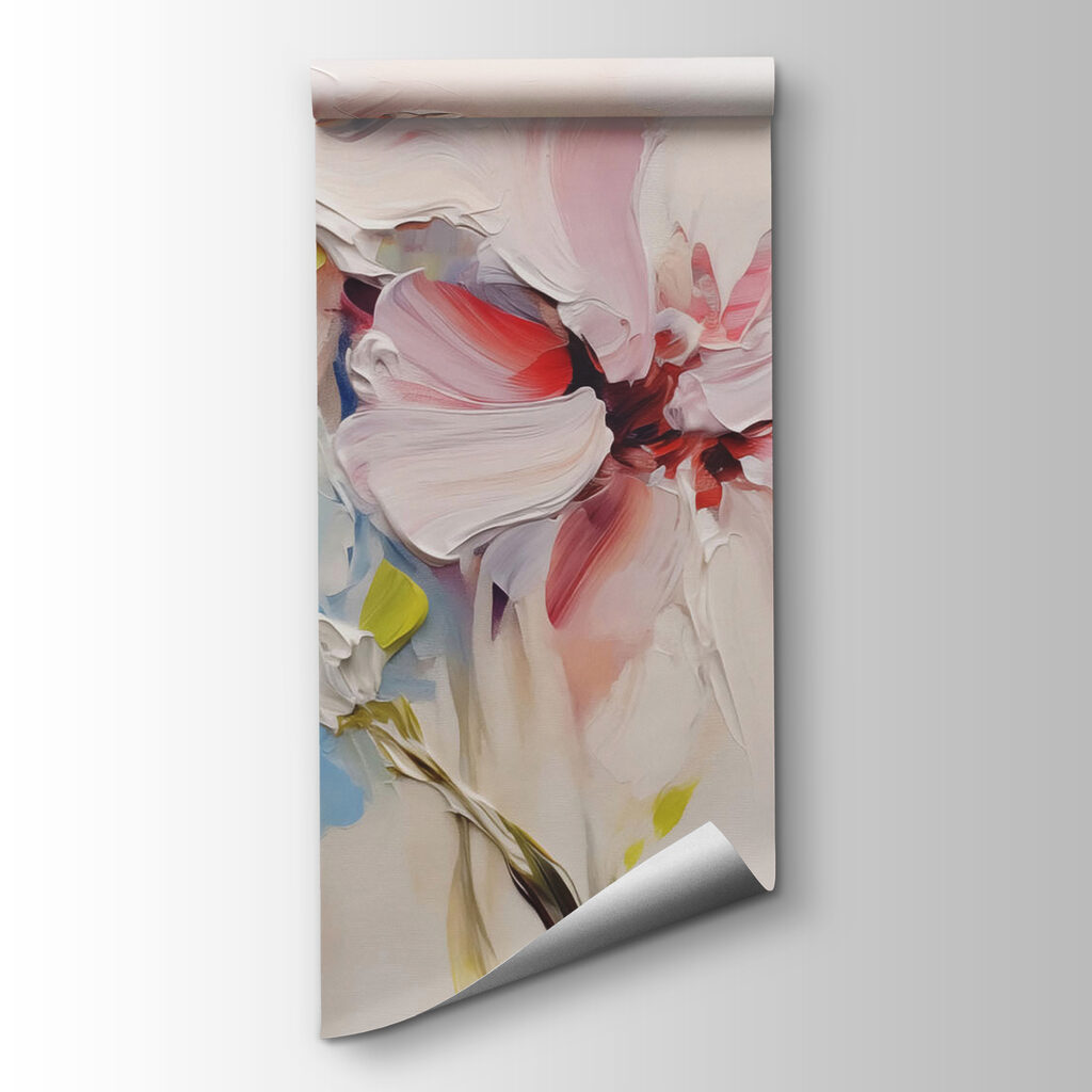 Flowers in thick paint — product view