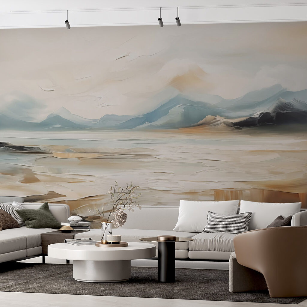 Quiet coast in brushstrokes — interior 1