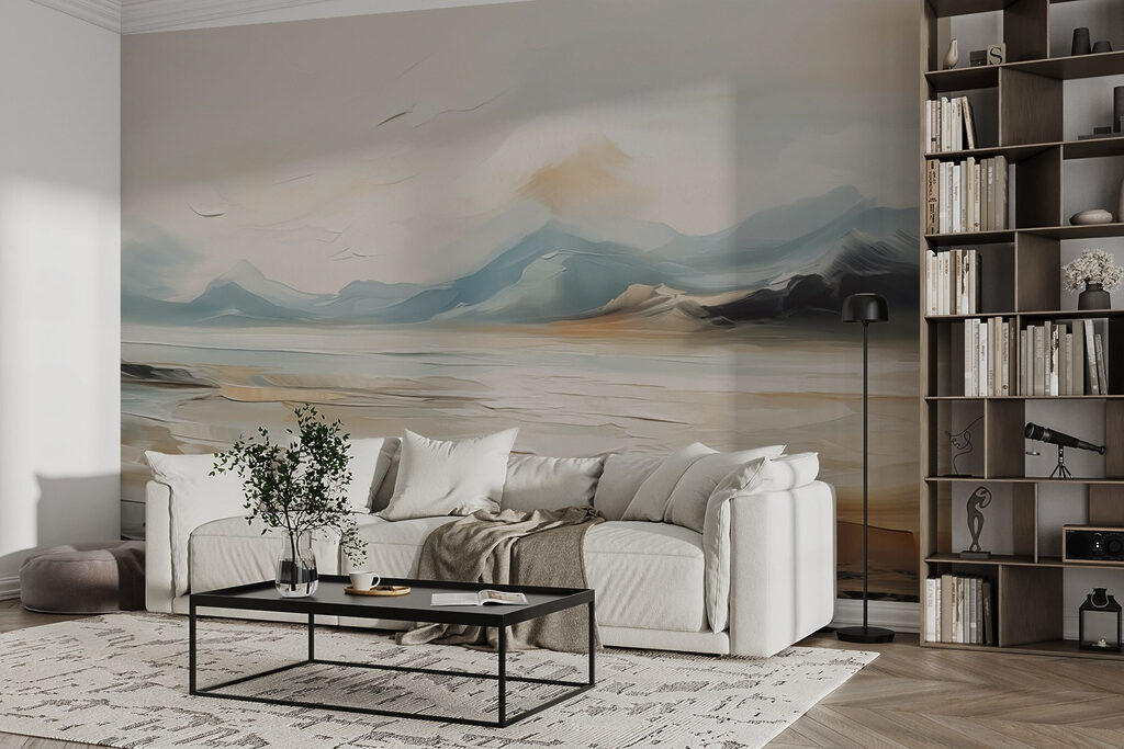 Quiet coast in brushstrokes — interior 2