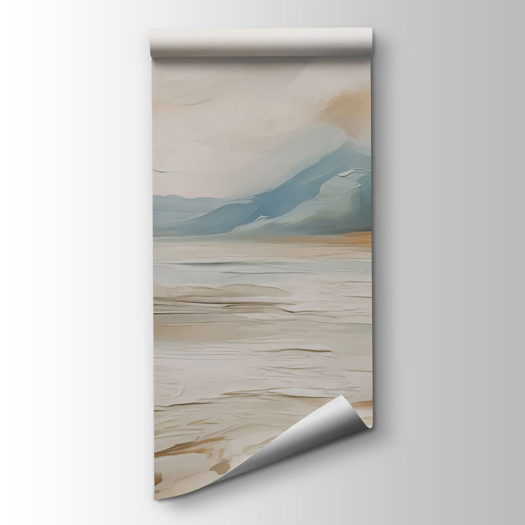 Quiet coast in brushstrokes — product view
