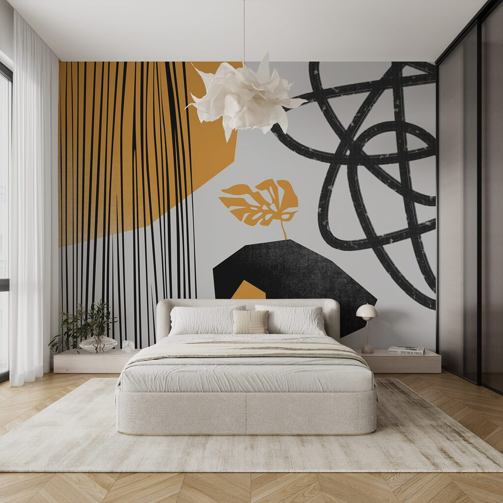 Ochre between black stripes — interior 1