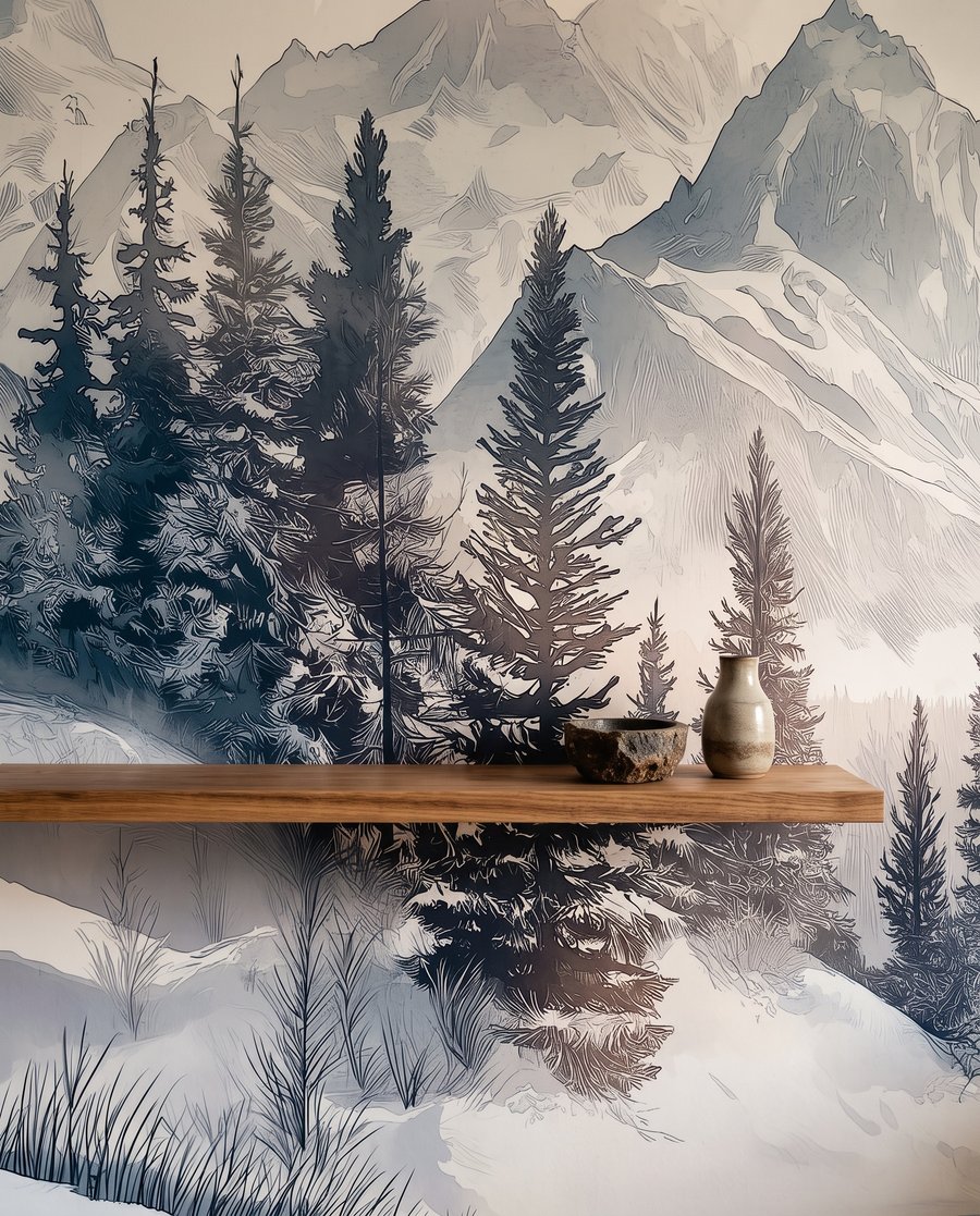 Alpine Stillness — detail