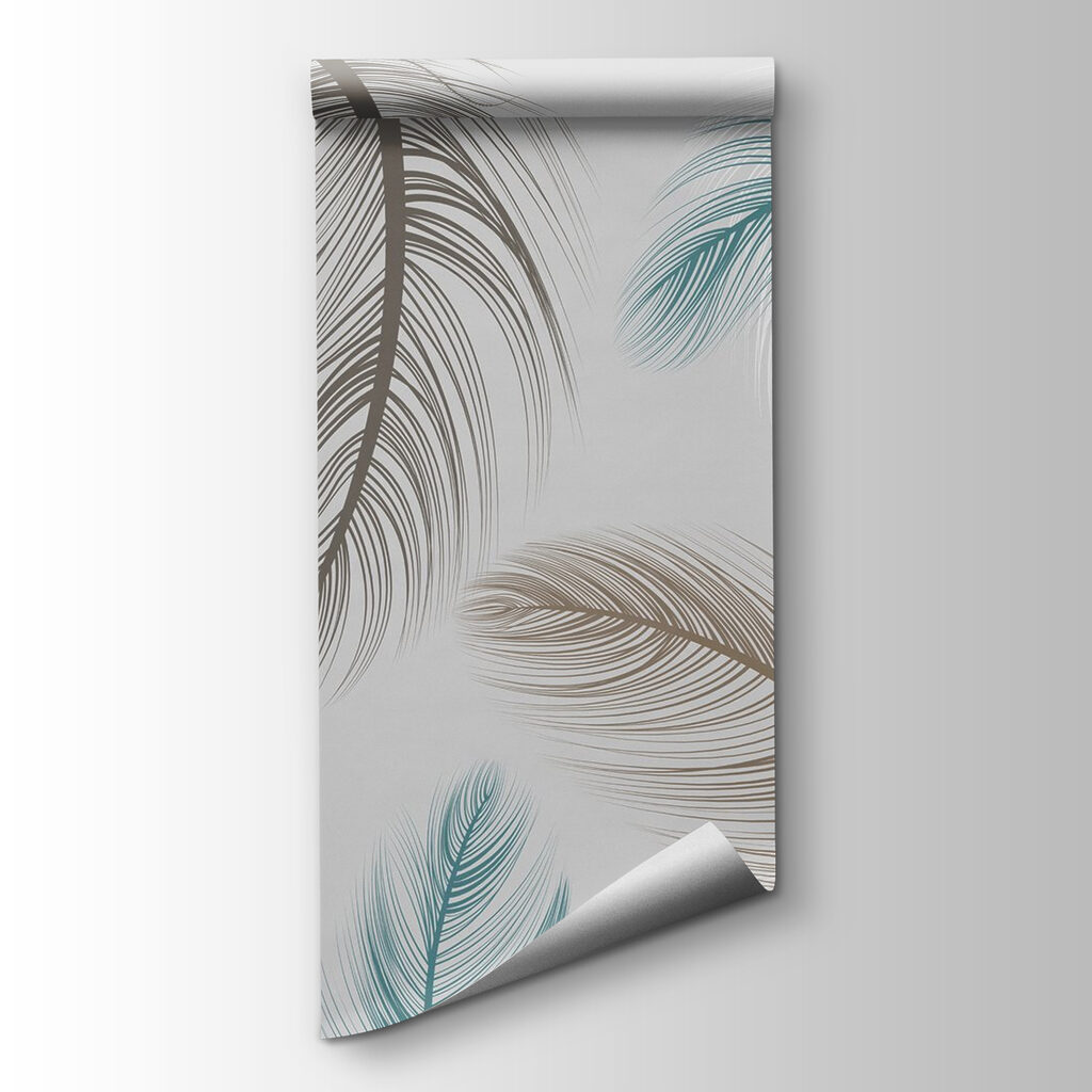 Large feathers turning — product view