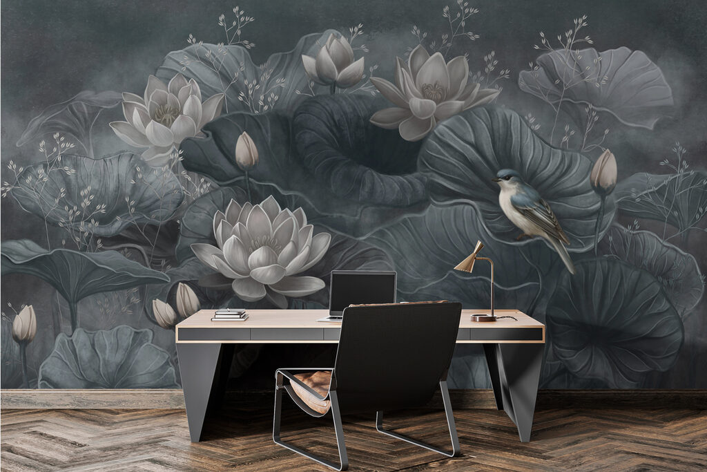 Dark lotus flowers — interior 4