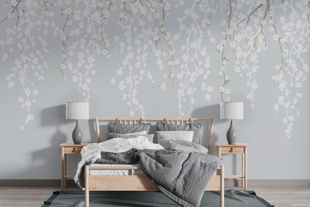 Hanging leaf garlands — interior 2