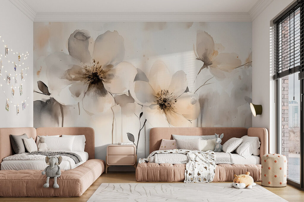 Blooms with paint drops — interior 5