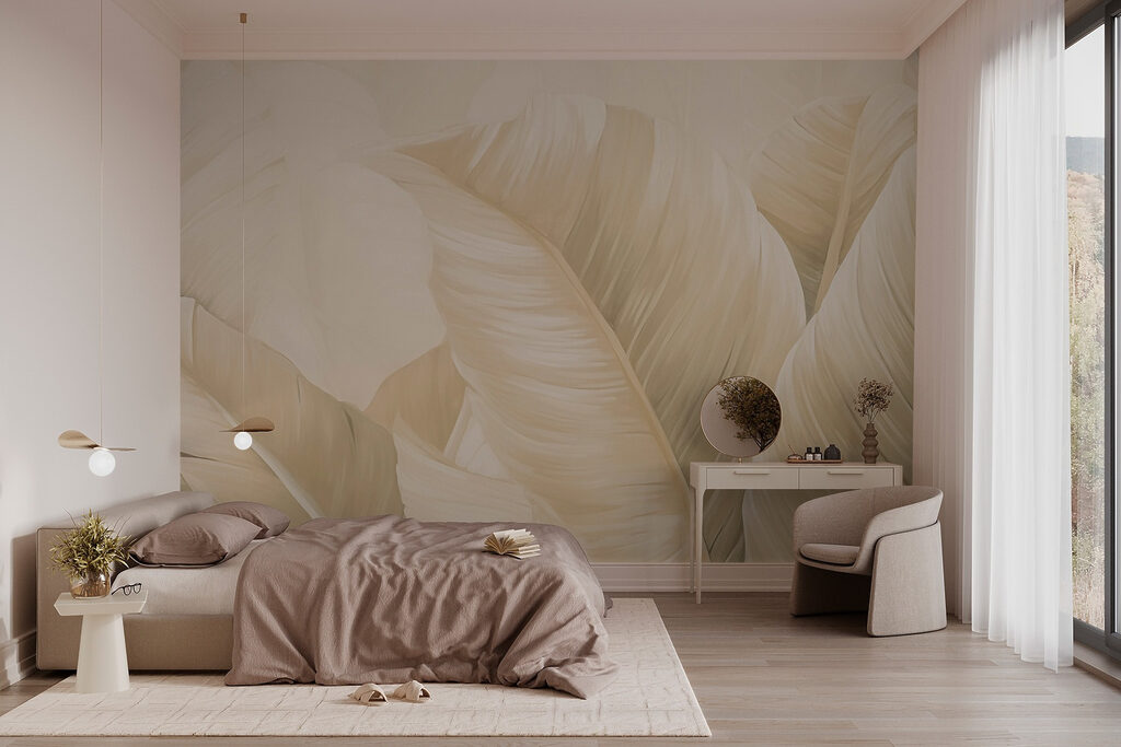 Pale leaves up close — interior 1