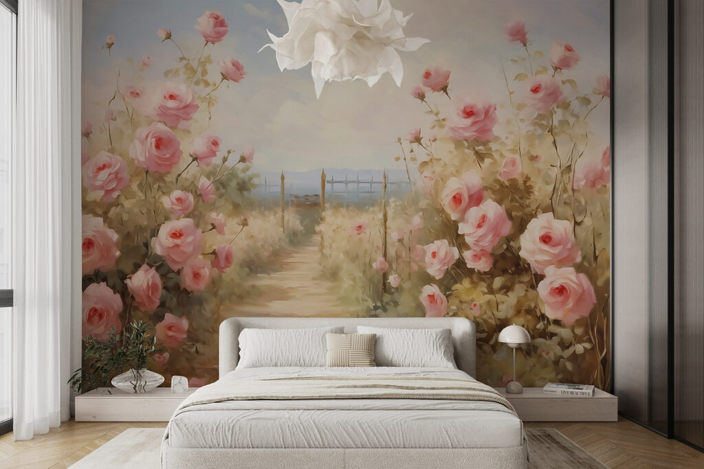 Rose Garden Path in an interior