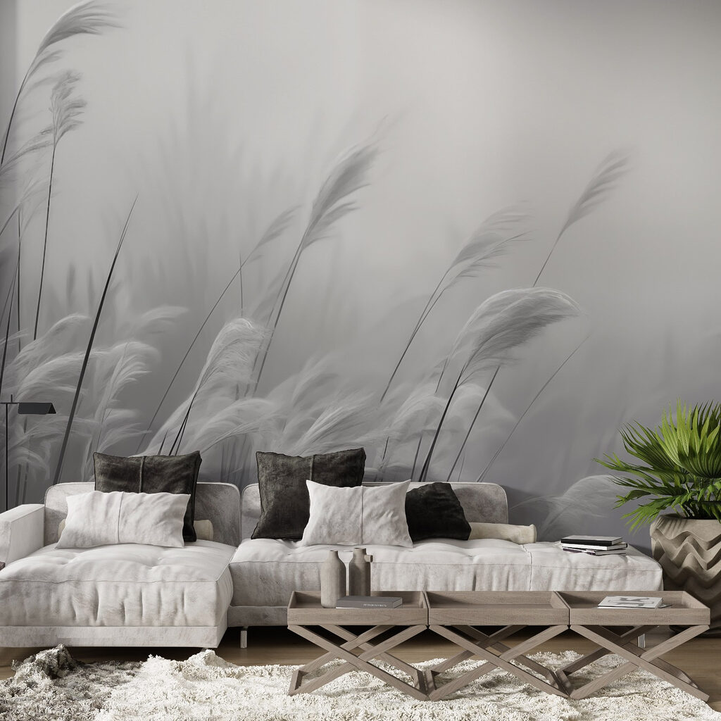 Reeds in Soft Focus in an interior