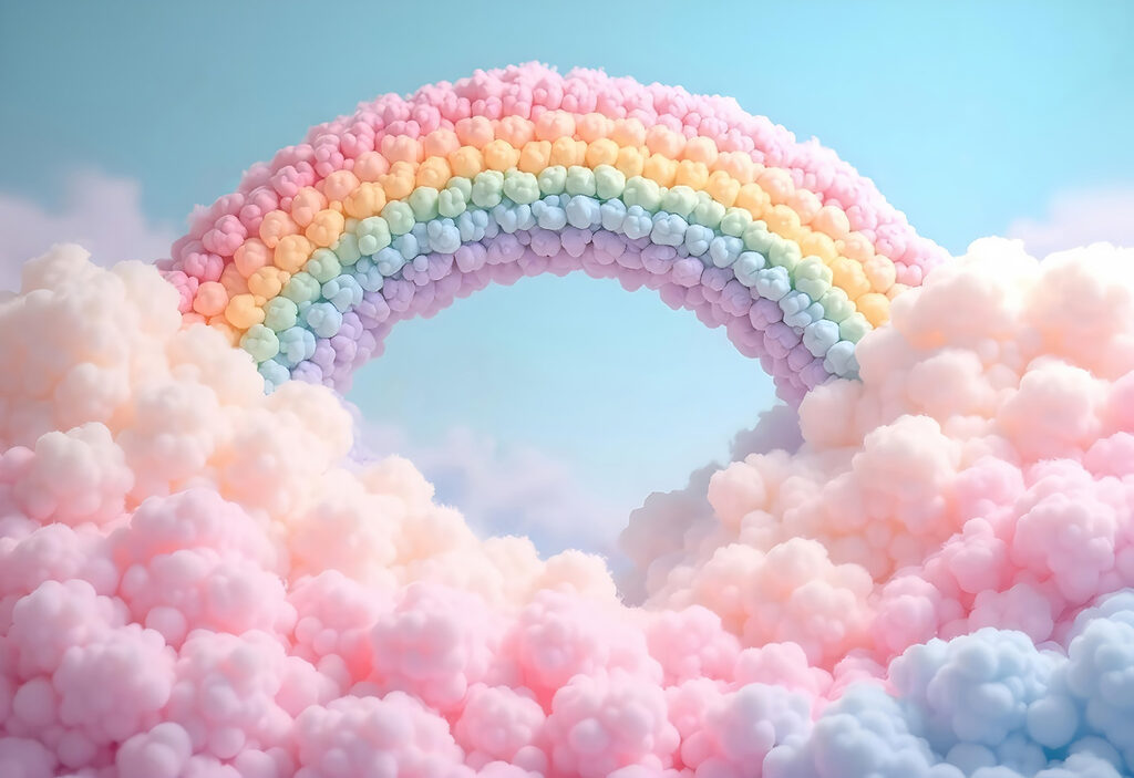 Cloudland Rainbow — full design