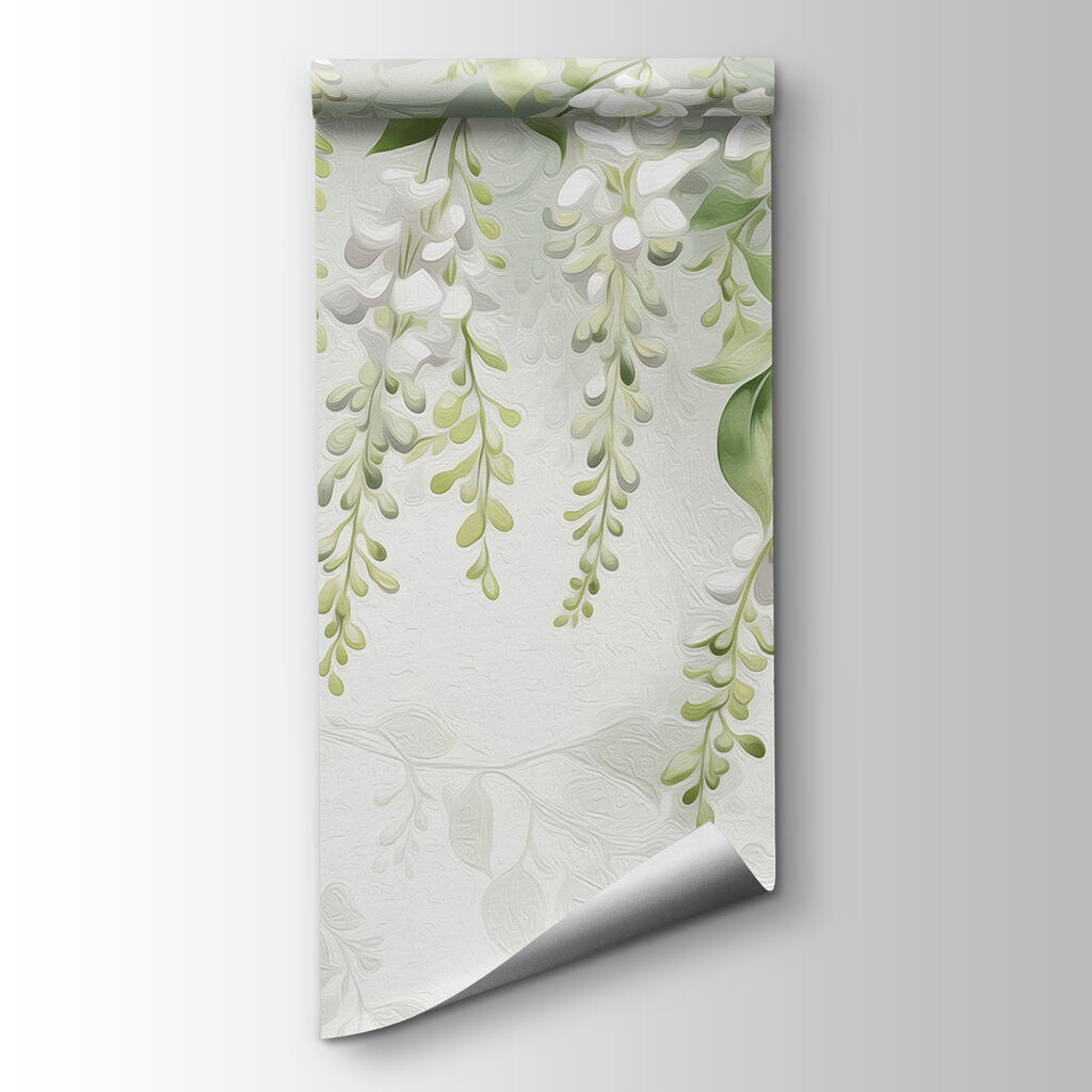 Hanging white flower clusters — product view