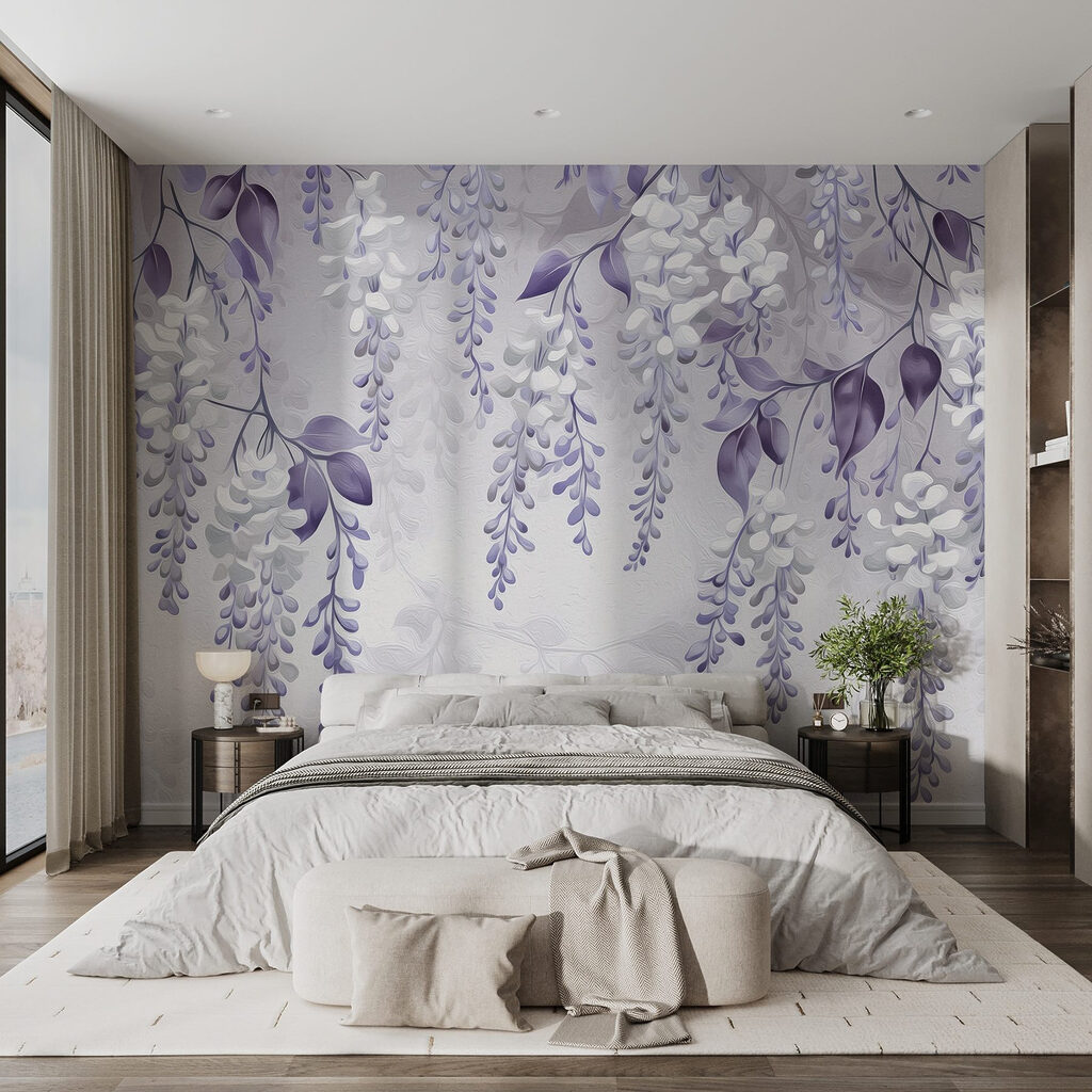 Wisteria Blossom Canopy in an interior
