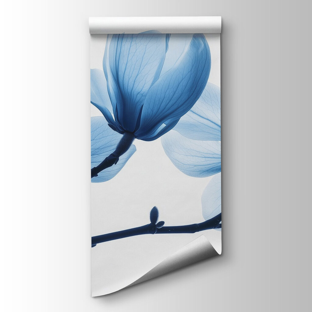 Blue magnolia branches — product view