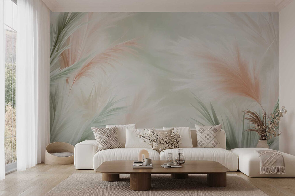 Plumes in soft pastels — interior 3