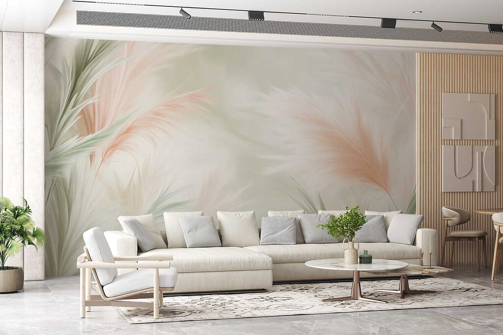 Plumes in soft pastels — interior 4