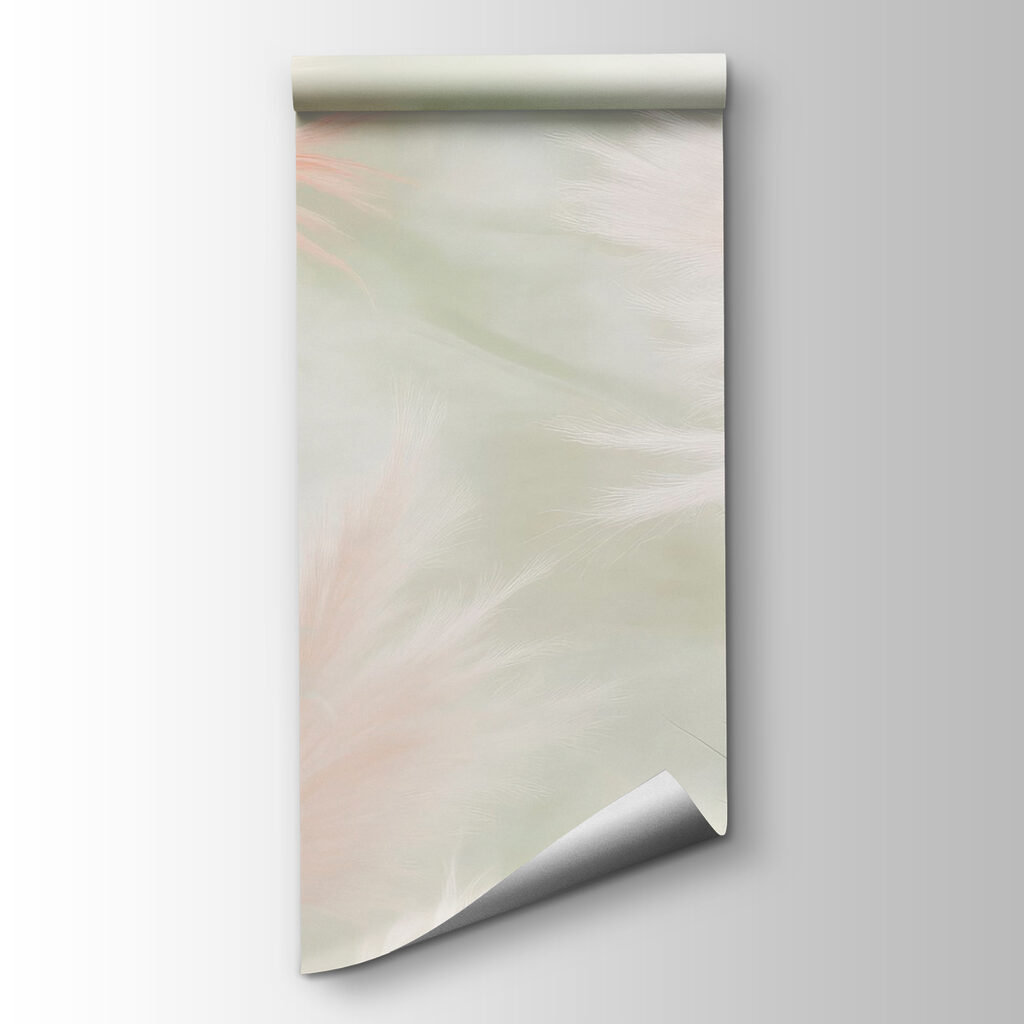Plumes in soft pastels — product view