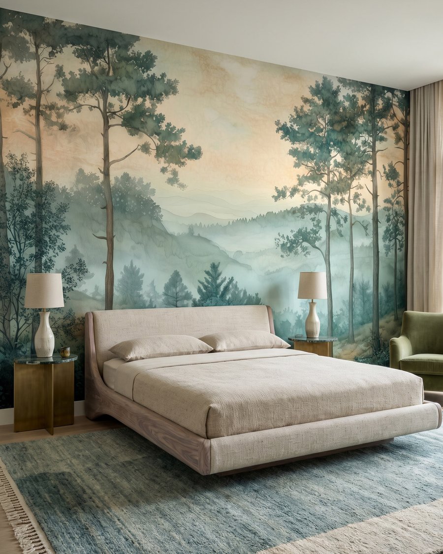 Morning Pines in an interior