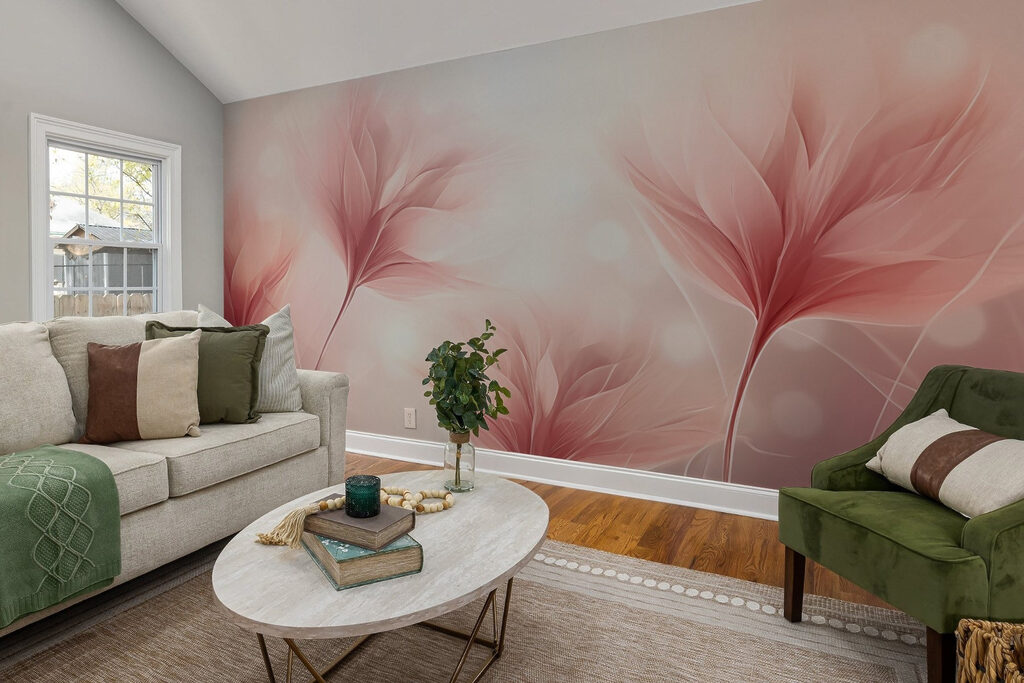 Leaves on thin stems — interior 2
