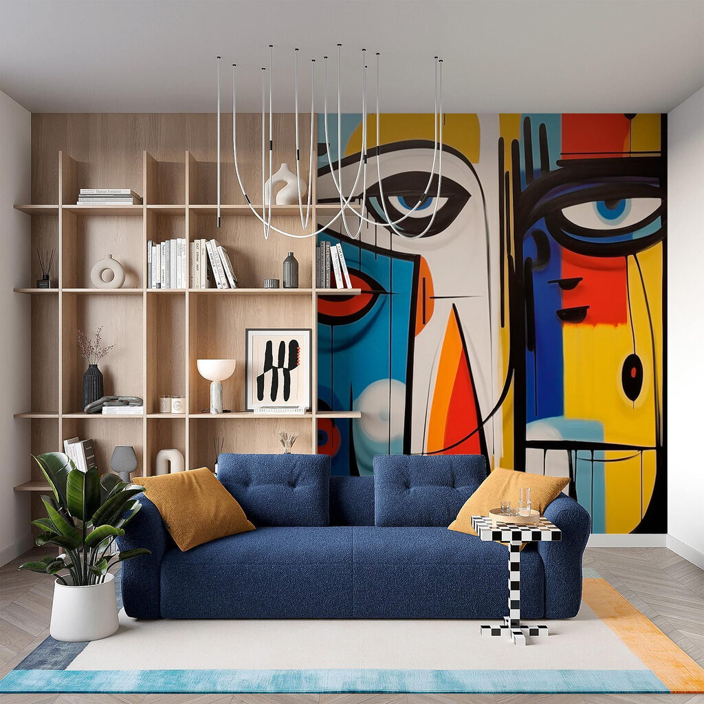 Stylised faces — interior 2
