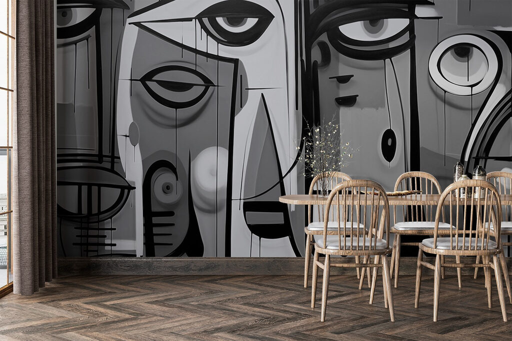 Faces in Bold Lines — interior 3