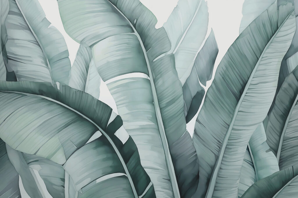 Large overlapping leaves — full design