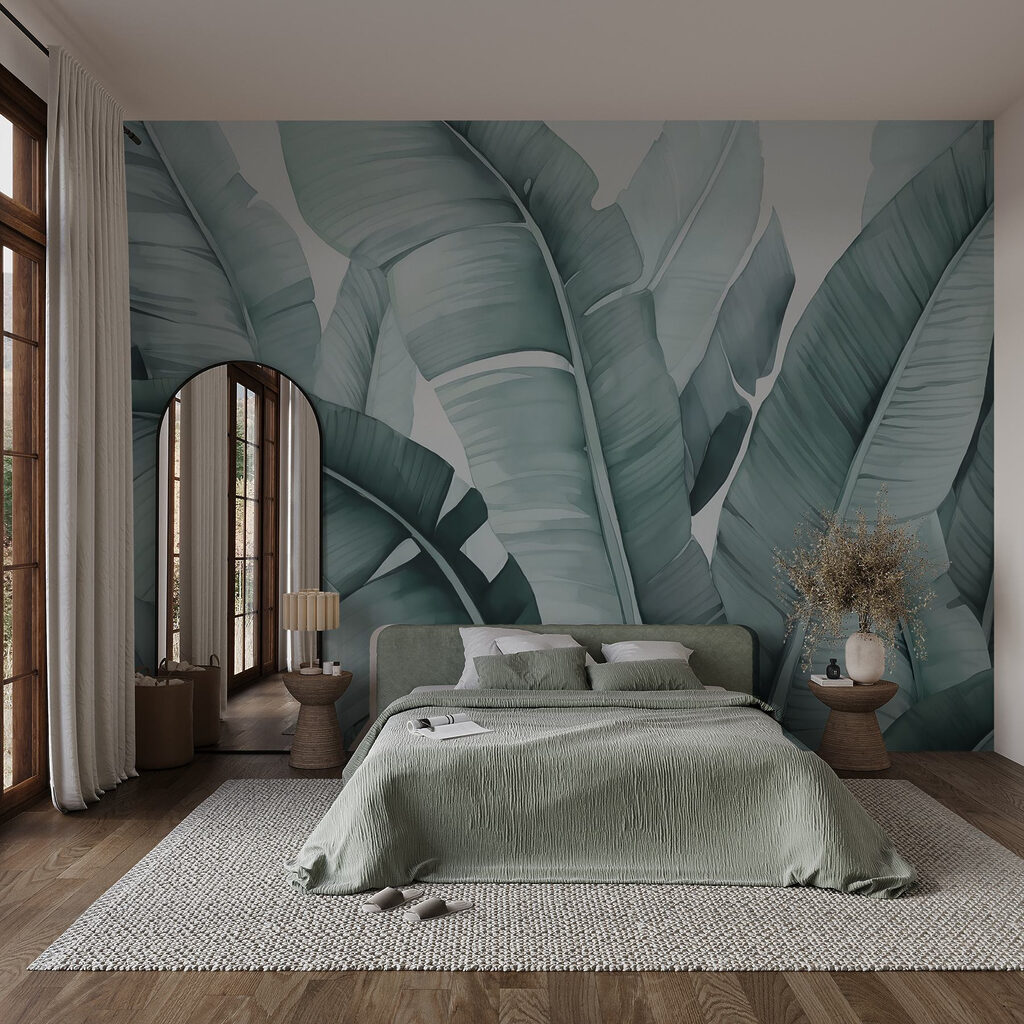 Large overlapping leaves — interior 1