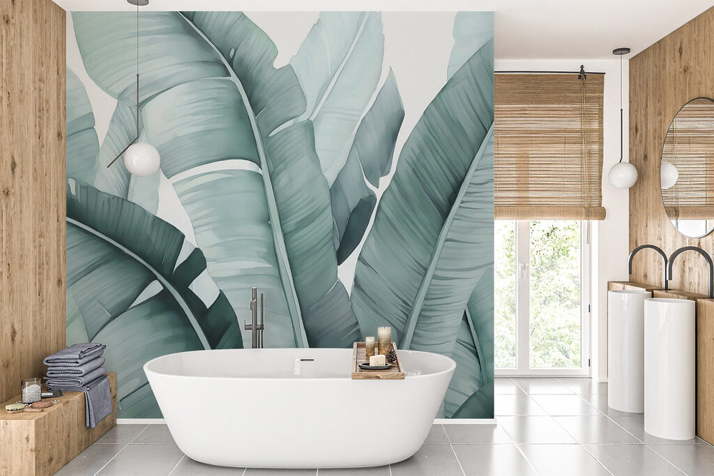Large overlapping leaves — interior 2