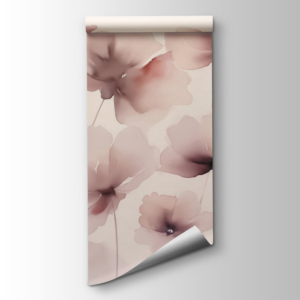 Pink flowers on stems — product view