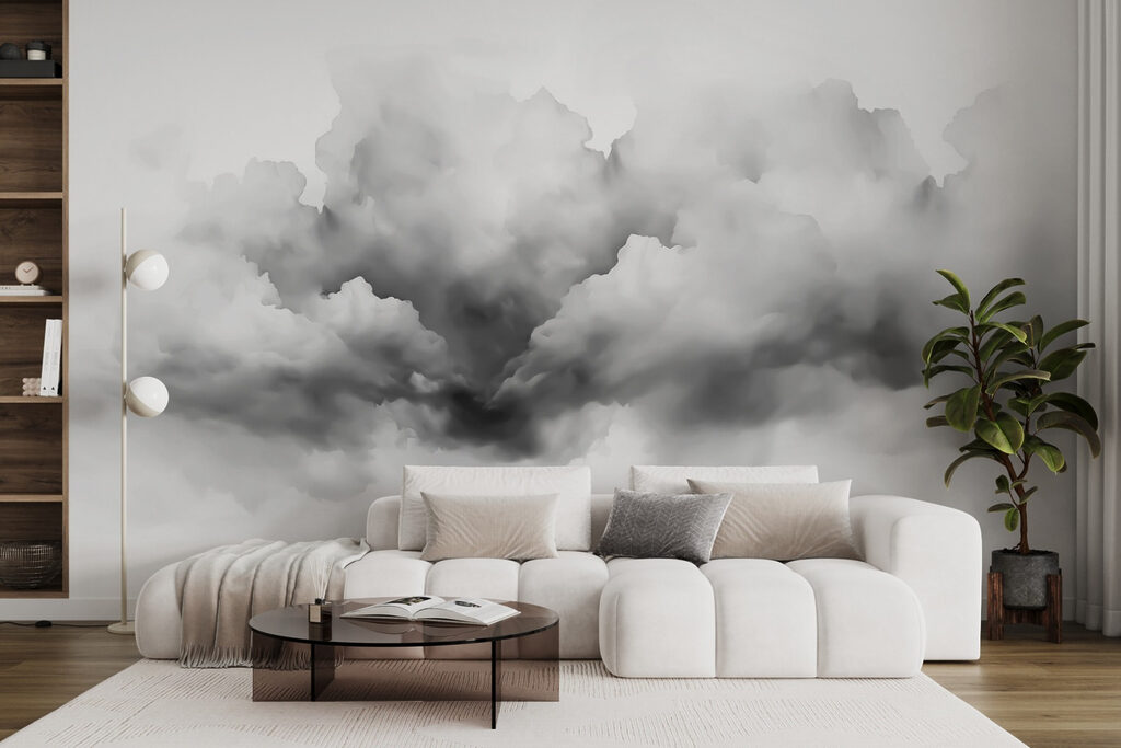 Grey clouds blending together — interior 2