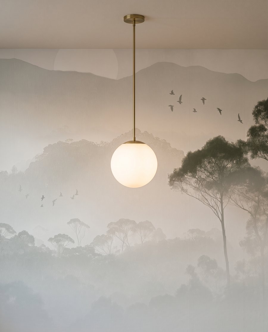 Treetops in Mist — detail