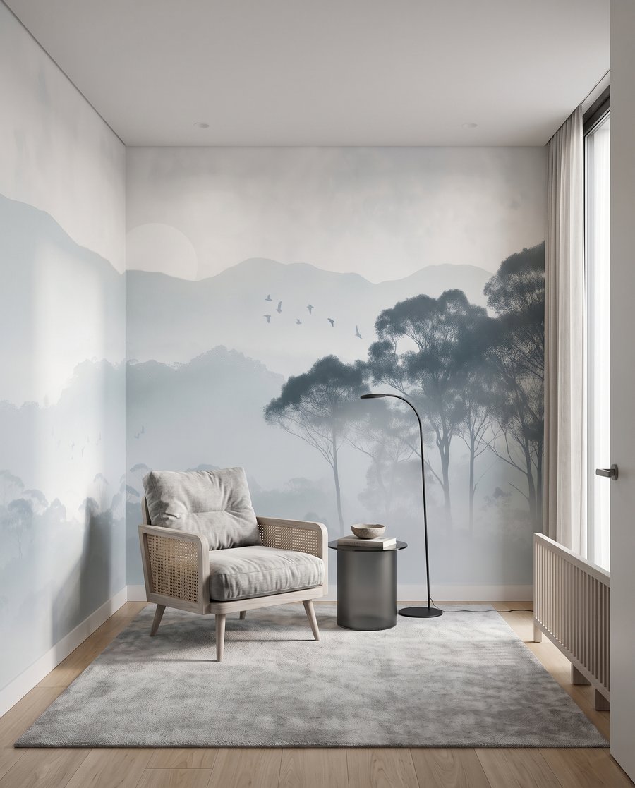 Treetops in Mist — interior 1