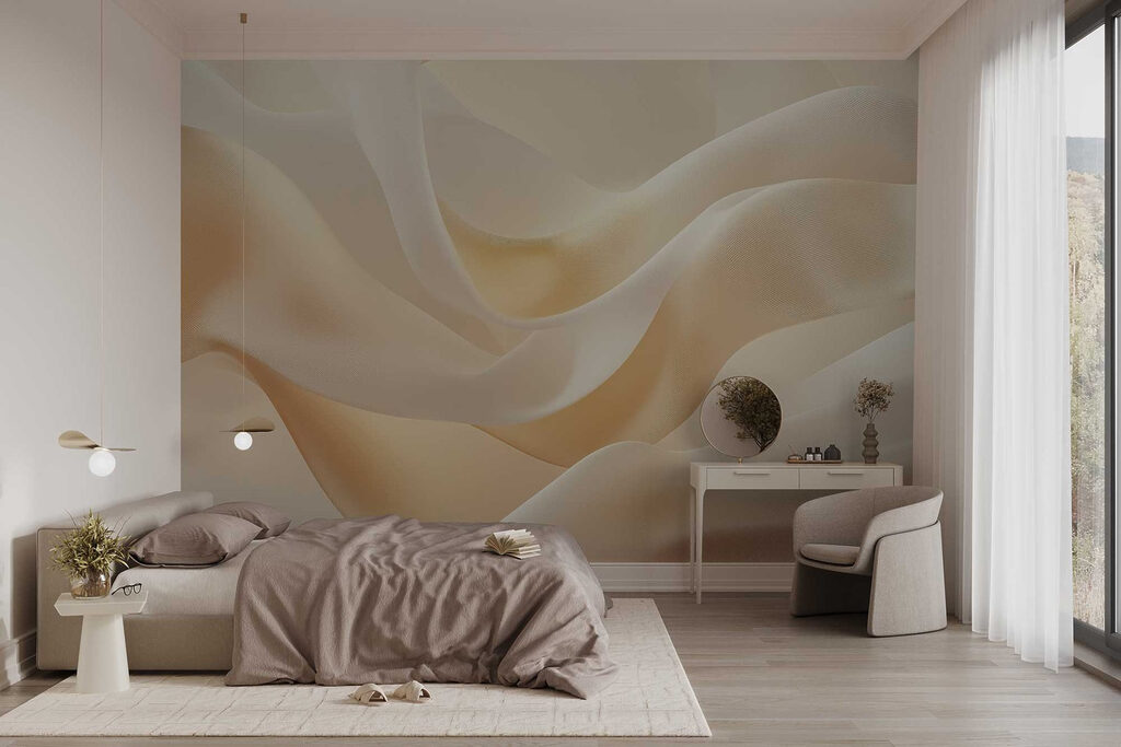 Soft Fabric Folds in an interior