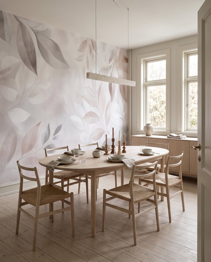 Floating Leaves in an interior
