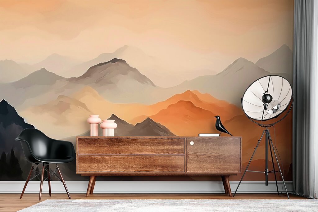 Mountain layers at dusk — interior 2