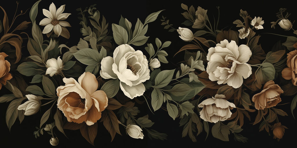 Roses at Dusk — full design