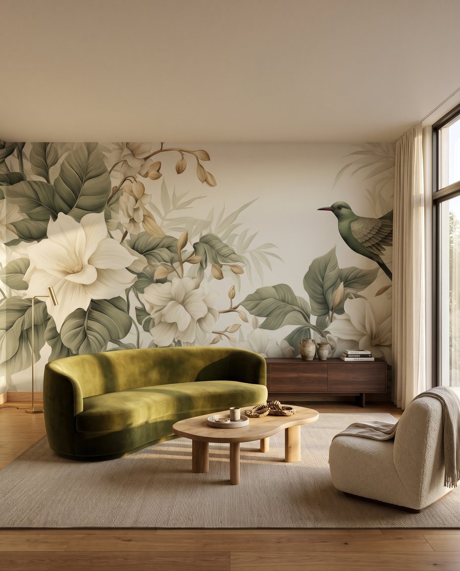 Garden Songbird in an interior