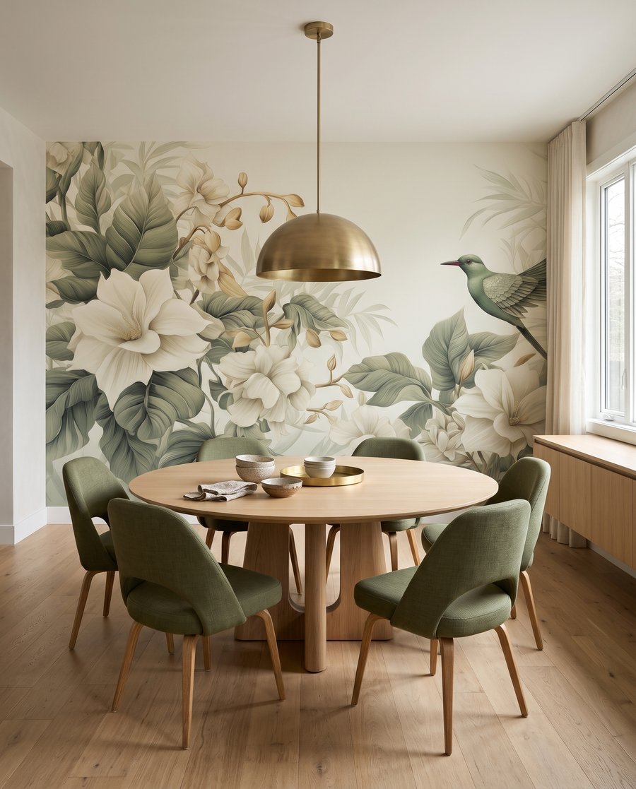 Garden Songbird in an interior