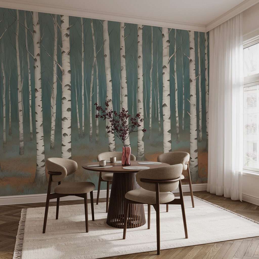 Birches in the forest — interior 2