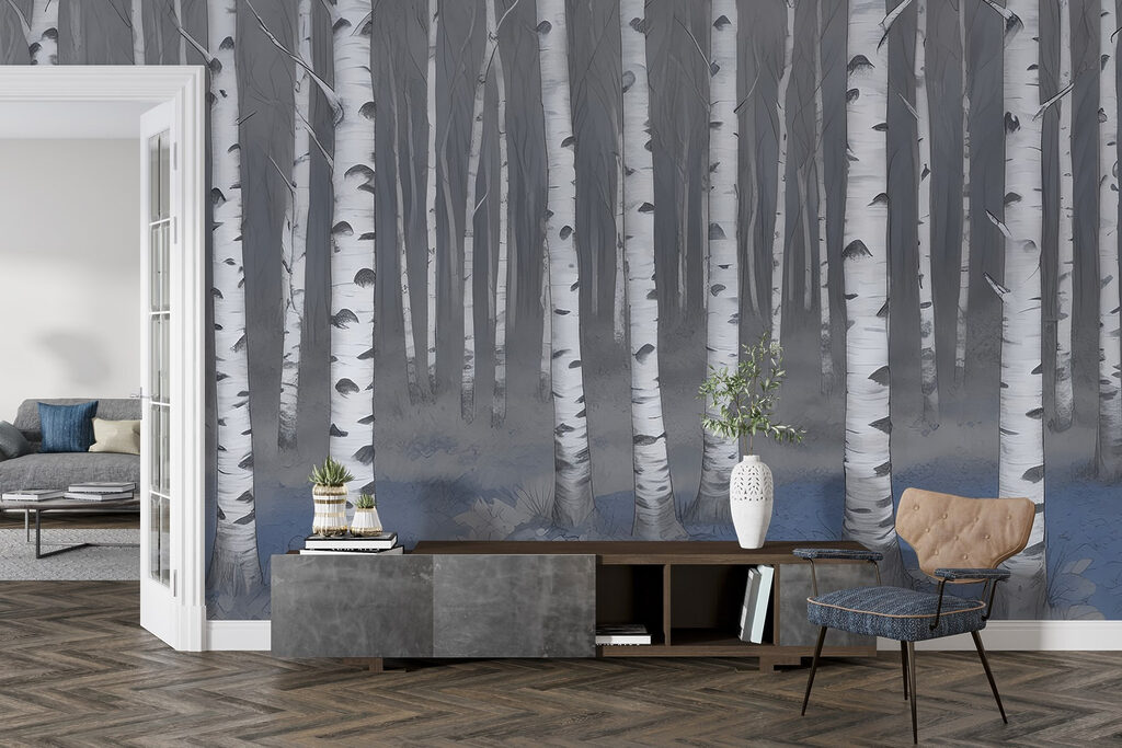 Birch Trunk Rhythm — interior 3