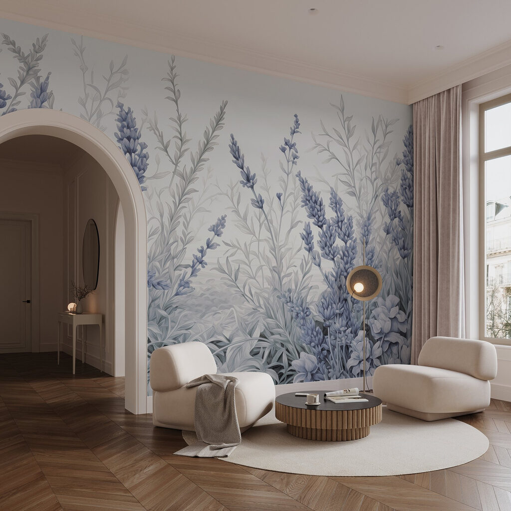 Lavender Garden Tapestry — interior 2