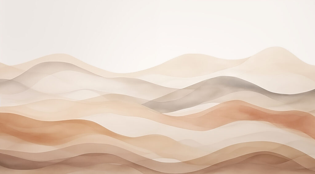 Soft sand-toned hills — full design
