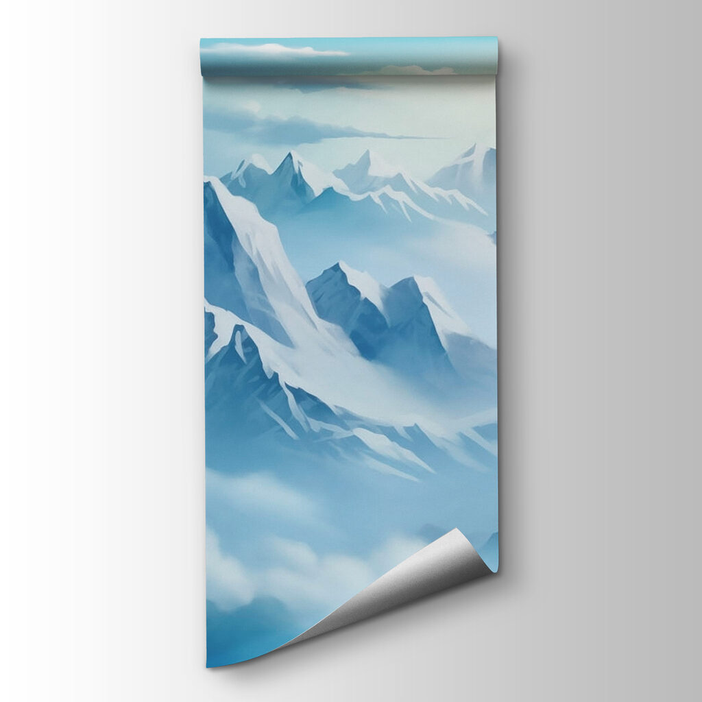 Mountain peaks above clouds — product view