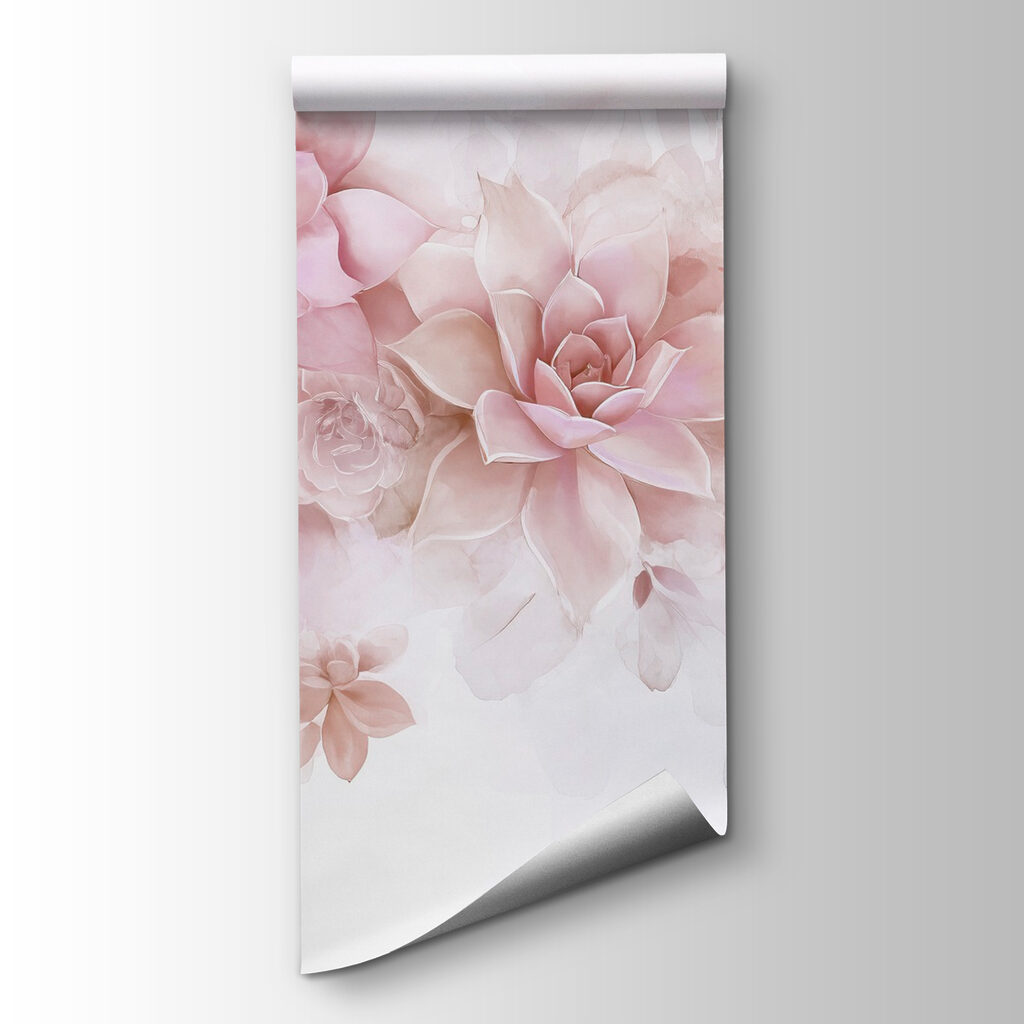 Pink flowers in rosettes — product view
