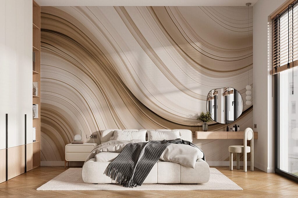 Broad flowing waves — interior 1