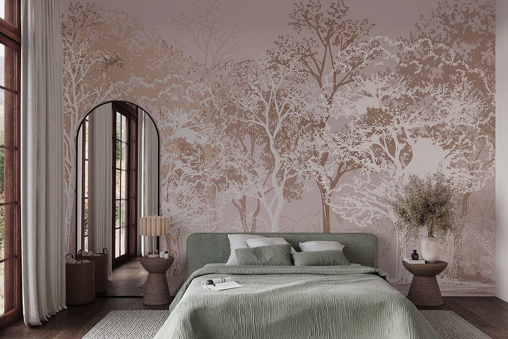 Trees in fine lines — interior 1