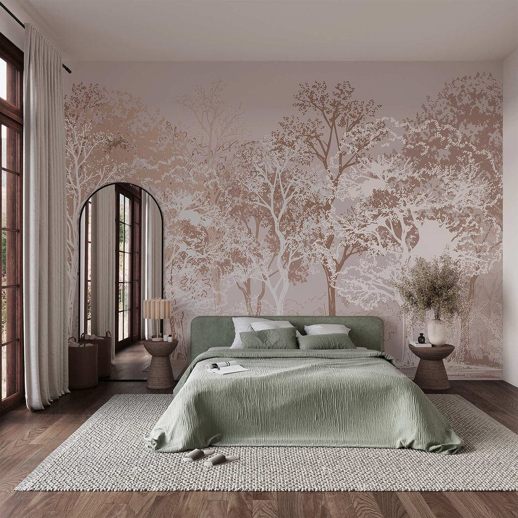 Trees in fine lines — interior 2