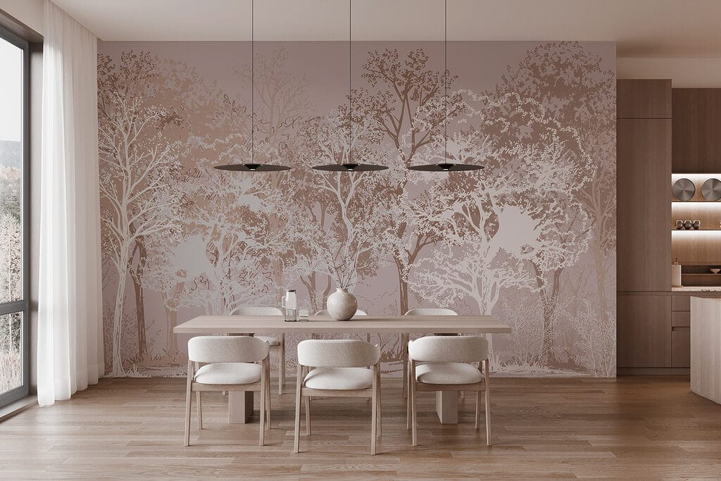 Trees in fine lines — interior 4