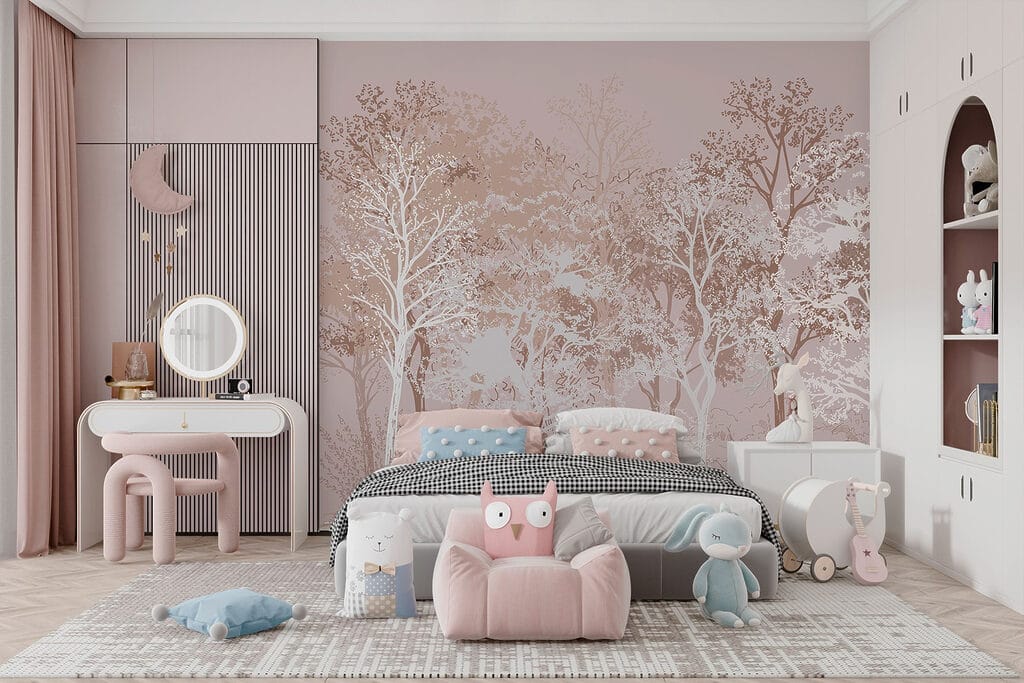 Trees in fine lines — interior 5