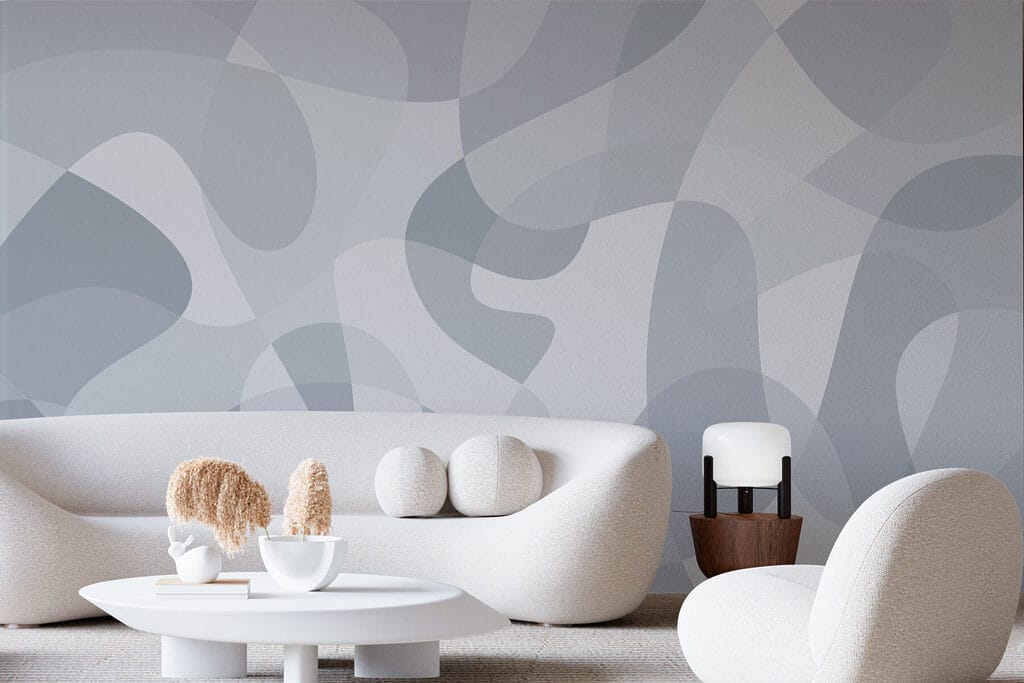 Overlapping Organic Forms in an interior